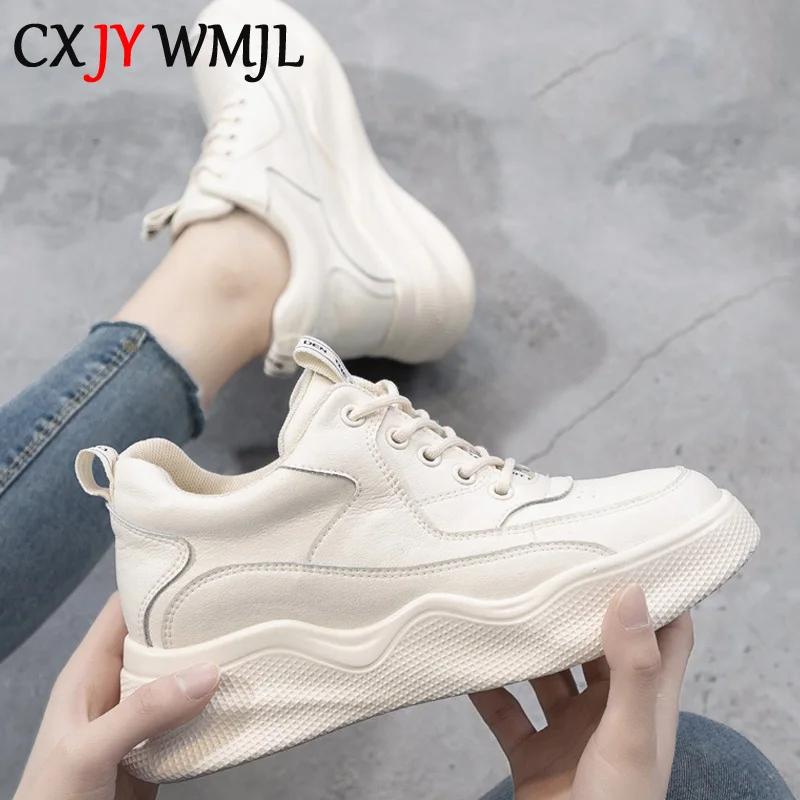 CXJYWMJL Women Platform Sneakers Increased By 7cm Autumn Little White Shoes Ladies Winter Sports Thick Bottom Vulcanized Shoes
CXJYWMJL Women Platform Sneakers Increased By 7cm Autumn Little White Shoes Ladies Winter Sports Thick Bottom Vulcanized Shoes
