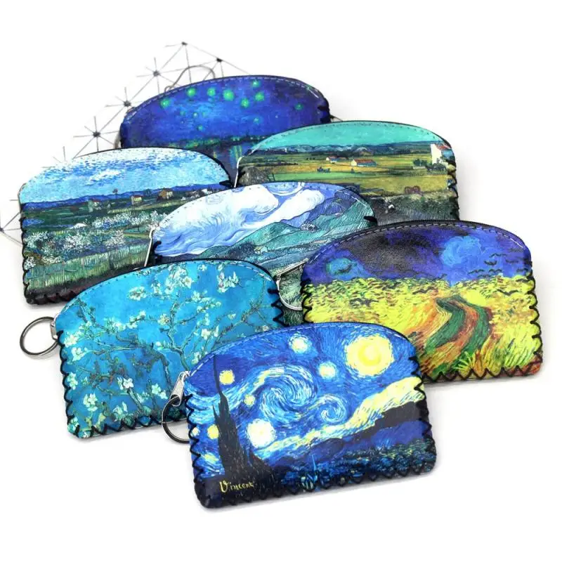 New vintage painting coin purses women girls clutch zipper Money bag Handmade zero wallets ladies pouch carteira
New vintage painting coin purses women girls clutch zipper Money bag Handmade zero wallets ladies pouch carteira