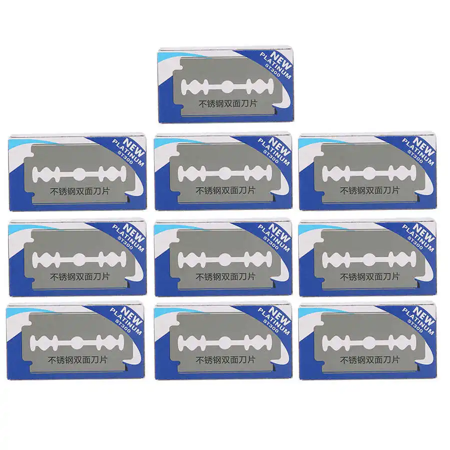 Shaving Machines 100 Blades Stainless Steel Razor Blade Double Edge Safety Beard Shaving Tool Shaving Blades
Shaving Machines 100 Blades Stainless Steel Razor Blade Double Edge Safety Beard Shaving Tool Shaving Blades