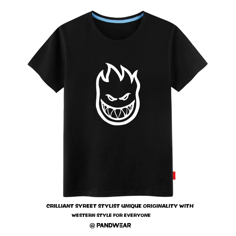 Classic Skateboard Sports Pure Cotton round Neck Short Sleeve T-shirt Spitfire Small Fire Man Cooperation Men and Women
Classic Skateboard Sports Pure Cotton round Neck Short Sleeve T-shirt Spitfire Small Fire Man Cooperation Men and Women