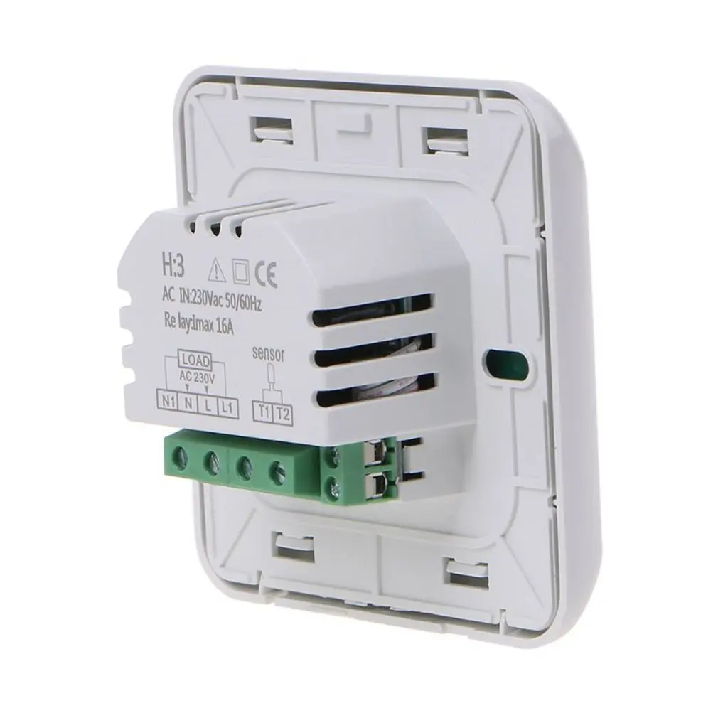 Thermoregulator Screen Heating Thermostat for Warm Floor Electric Heating System Temperature Controller With Kid Lock
Thermoregulator Screen Heating Thermostat for Warm Floor Electric Heating System Temperature Controller With Kid Lock