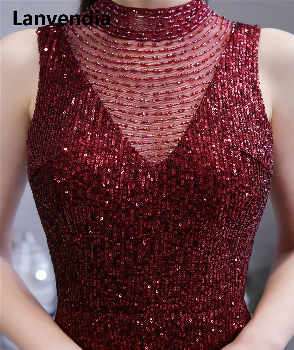 Lanvendia Sparkly Burgundy Sequin Evening Dress 2020 Long Prom Dress Beading Mermaid Evening Gowns for Women Party Night
Lanvendia Sparkly Burgundy Sequin Evening Dress 2020 Long Prom Dress Beading Mermaid Evening Gowns for Women Party Night