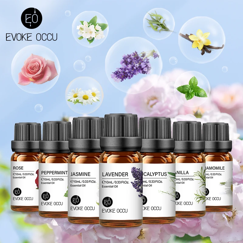 

EO Lavender Essential Oils 10ML/30ML/100ML Diffuser Aroma Oil Jasmine Eucalyptus Vanilla Peppermint Sandalwood Rose Orange Oil