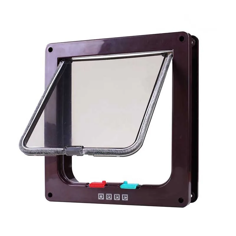 Dog Cat Flap Door With 4 Way Security Lock Flap Door For Dog Cats Kitten ABS Plastic Small Pet Gate Door Kit Cat Dogs Flap Doors
Dog Cat Flap Door With 4 Way Security Lock Flap Door For Dog Cats Kitten ABS Plastic Small Pet Gate Door Kit Cat Dogs Flap Doors