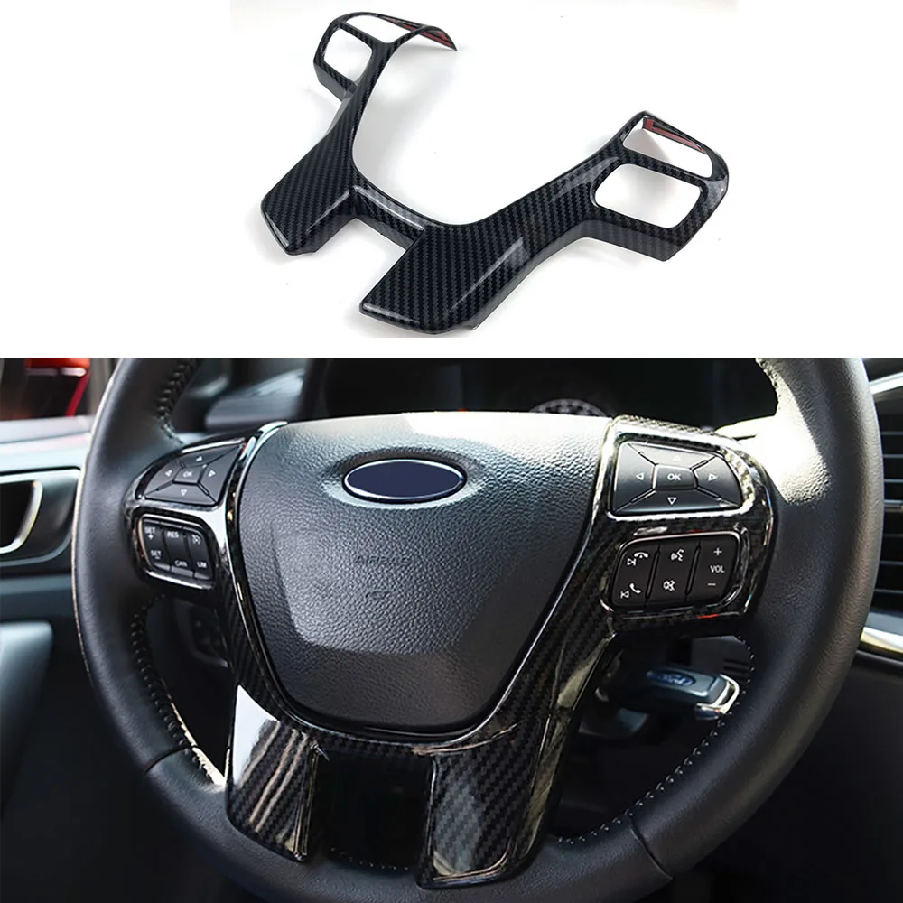 Car Modification Carbon Fiber Color Steering Wheel Frame Decorator Cover For Ford Ranger Everest Endeavour 2015-2021
Car Modification Carbon Fiber Color Steering Wheel Frame Decorator Cover For Ford Ranger Everest Endeavour 2015-2021