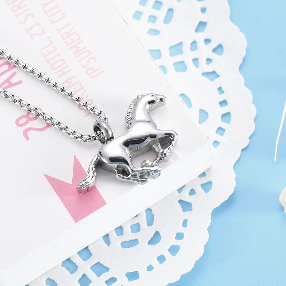 LL034 Horse Cremation pendant Necklace For Ashes For Women Men Stainless Steel Memorial Urn Jewelry For Women Men Keepsake
LL034 Horse Cremation pendant Necklace For Ashes For Women Men Stainless Steel Memorial Urn Jewelry For Women Men Keepsake