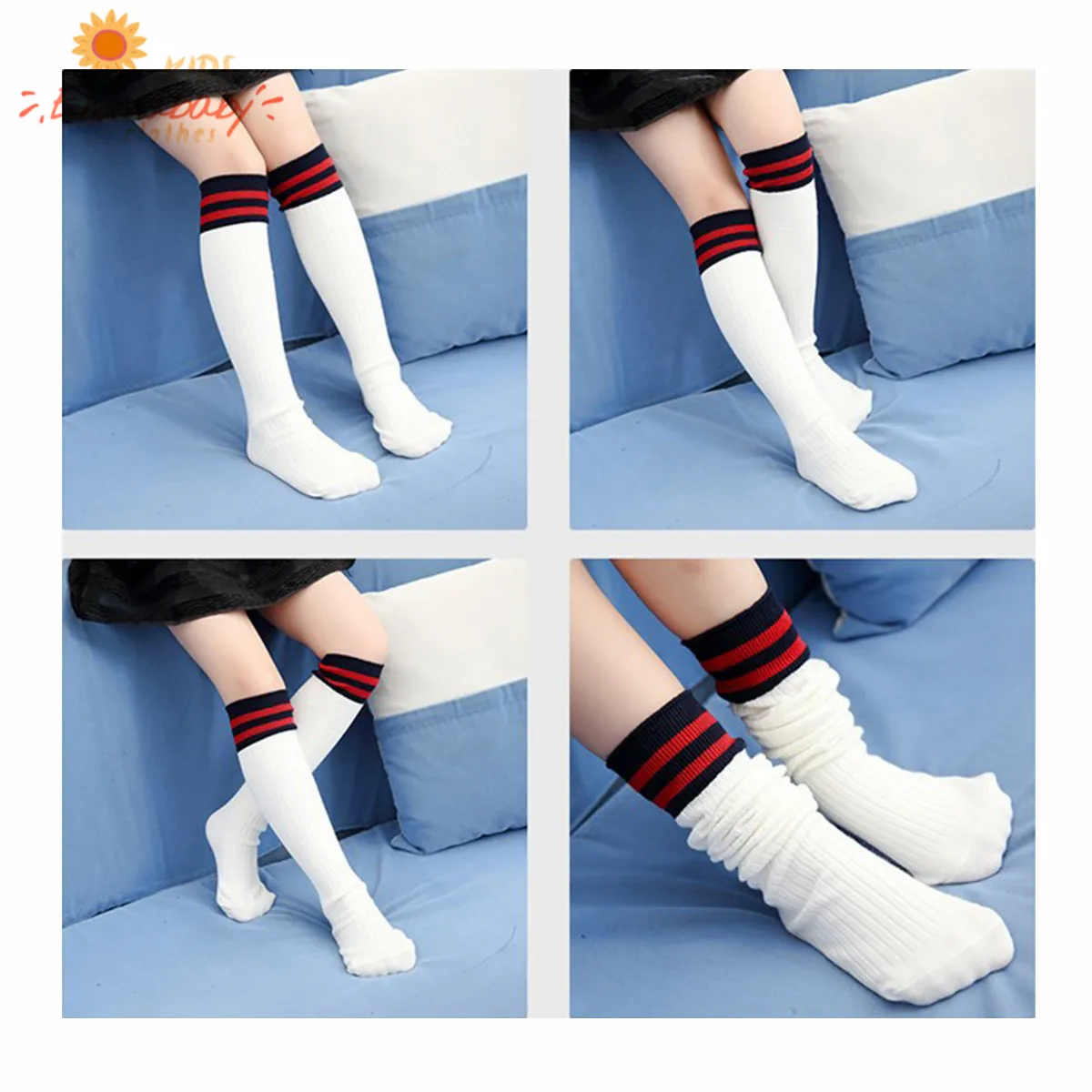 6 Colors Fashion Toddlers Kids Girls Knee High Stockings School Cotton Striped Stockings
6 Colors Fashion Toddlers Kids Girls Knee High Stockings School Cotton Striped Stockings