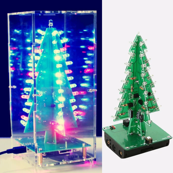 3D Christmas tree kit luminous seven colors LED Christmas Tree Decorative Lights New Year's Products Night Lights Gift DIY
3D Christmas tree kit luminous seven colors LED Christmas Tree Decorative Lights New Year's Products Night Lights Gift DIY