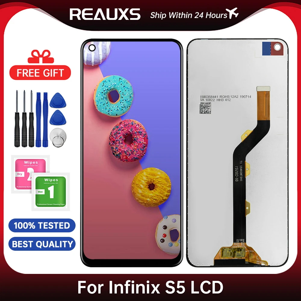 ЖК-дисплей 6,6 дюйма для Infinix S5 X652, детали для замены, абсолютно новые ЖК-дисплей для Infinix X652
ЖК-дисплей 6,6 дюйма для Infinix S5 X652, детали для замены, абсолютно новые ЖК-дисплей для Infinix X652