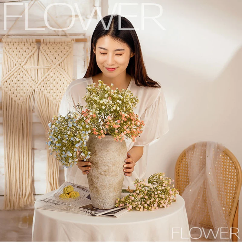 Artificial Decorations Gypsophila paniculata,Baby's Breath Flower Bouquets gift for Wedding Decor,Valentines Decorative Flowers
Artificial Decorations Gypsophila paniculata,Baby's Breath Flower Bouquets gift for Wedding Decor,Valentines Decorative Flowers