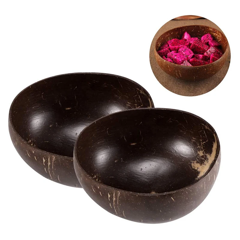 Trend Natural Coconut Bowl set Spoon Fruit Salad Noodle Rice Bowl Wooden Creative Coconut Shell Smoothie bowl Tableware kitchen
Trend Natural Coconut Bowl set Spoon Fruit Salad Noodle Rice Bowl Wooden Creative Coconut Shell Smoothie bowl Tableware kitchen