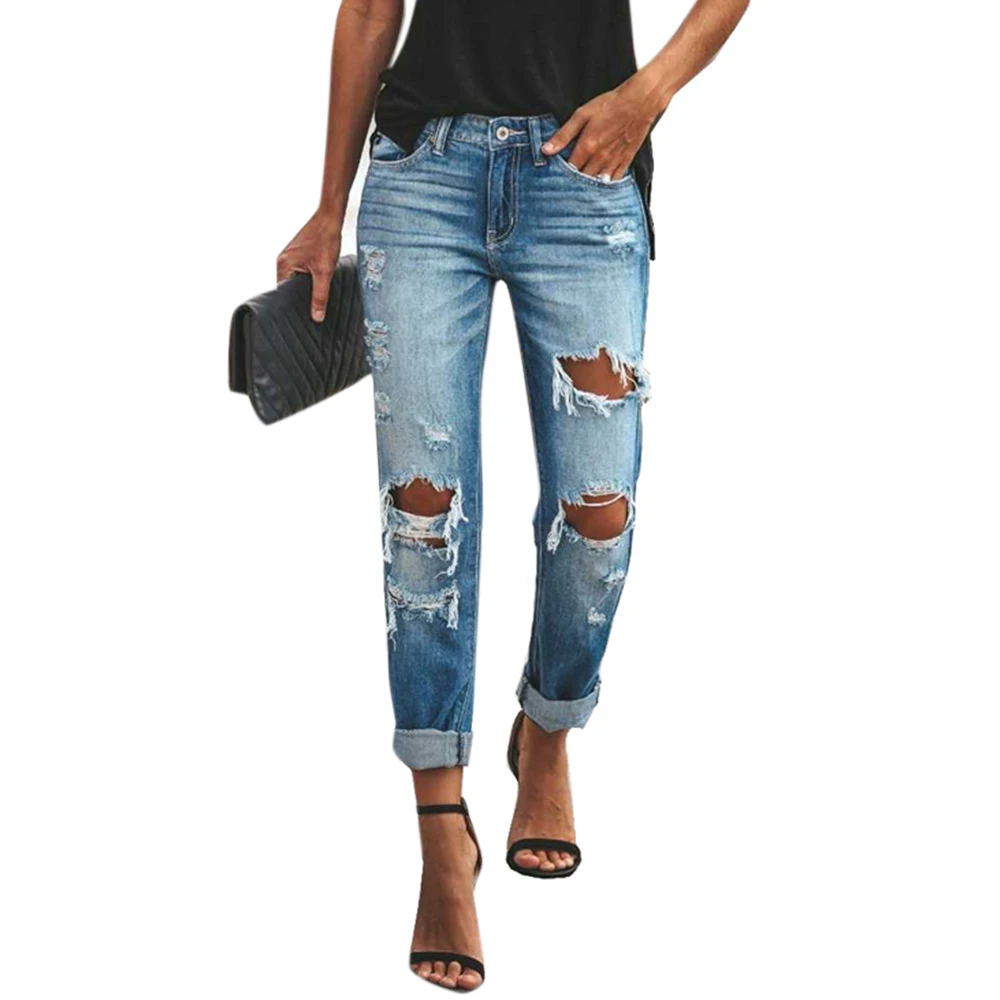 Nice Hole Jeans Women Straight Denim Pants Casual Pants Streetwear Women Clothing Women Jeans
Nice Hole Jeans Women Straight Denim Pants Casual Pants Streetwear Women Clothing Women Jeans