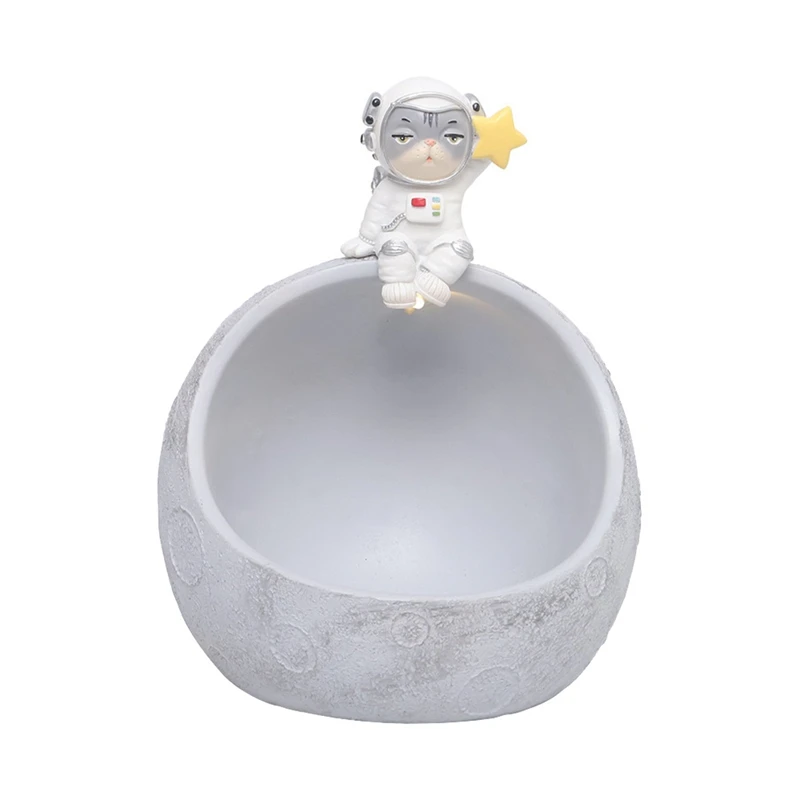 Porch Key Storage Organizer Snack Cat Astronaut Resin Tray Living Room Decoration Planet Figurines
Porch Key Storage Organizer Snack Cat Astronaut Resin Tray Living Room Decoration Planet Figurines