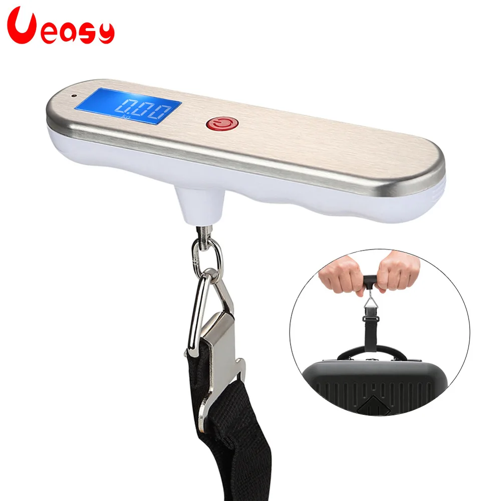 Ueasy Portable Digital Luggage Scale 50kg Electronic Weight Hanging Steelyard Hook Scale Digital Suitcase Travel Camping Tool
Ueasy Portable Digital Luggage Scale 50kg Electronic Weight Hanging Steelyard Hook Scale Digital Suitcase Travel Camping Tool