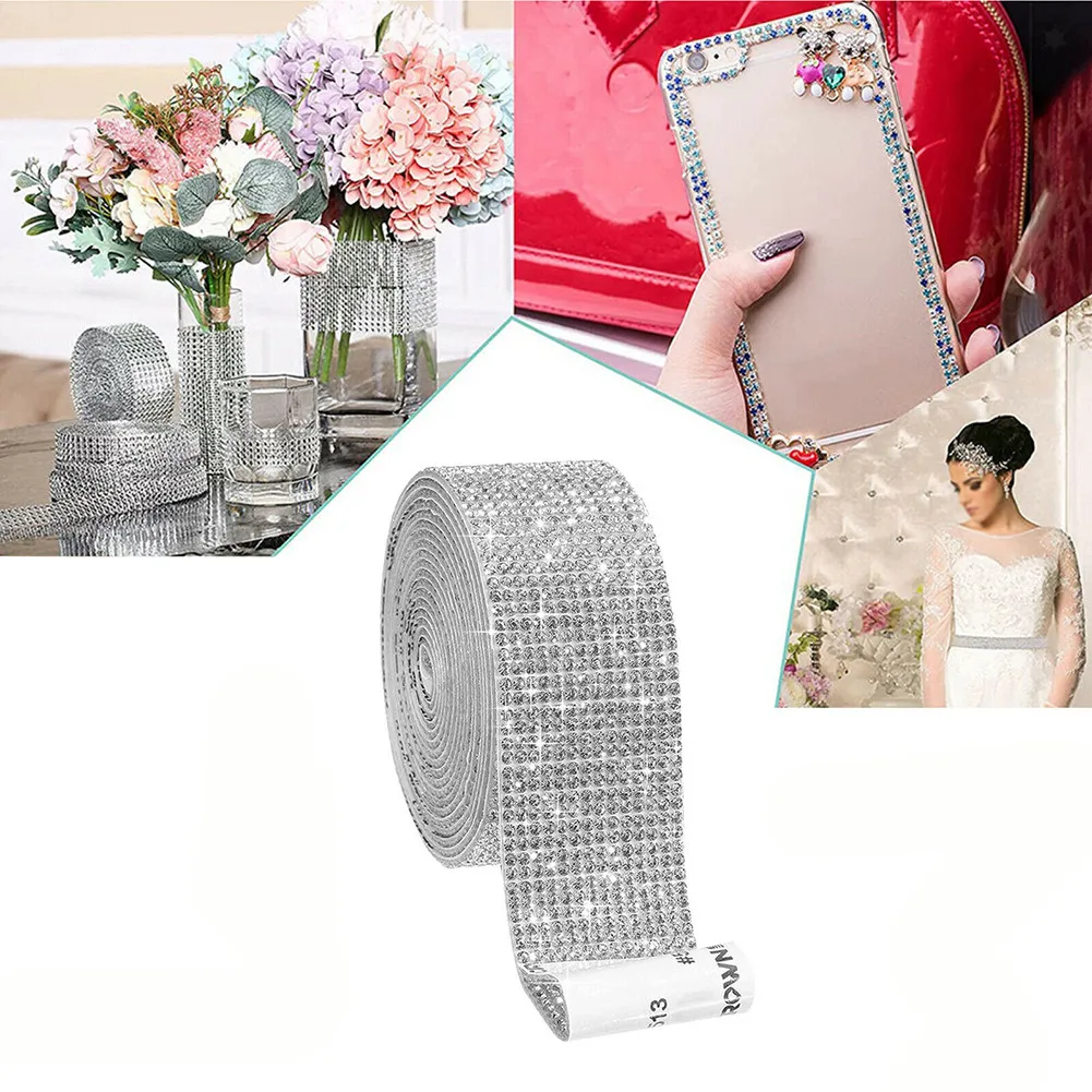 1 Yard Bling Rhinestone Crystal Sticker Glitter Diamond Decal DIY Diamond SelfAdhesive Ribbon Craft Car Phone Car Tablet Decor
1 Yard Bling Rhinestone Crystal Sticker Glitter Diamond Decal DIY Diamond SelfAdhesive Ribbon Craft Car Phone Car Tablet Decor