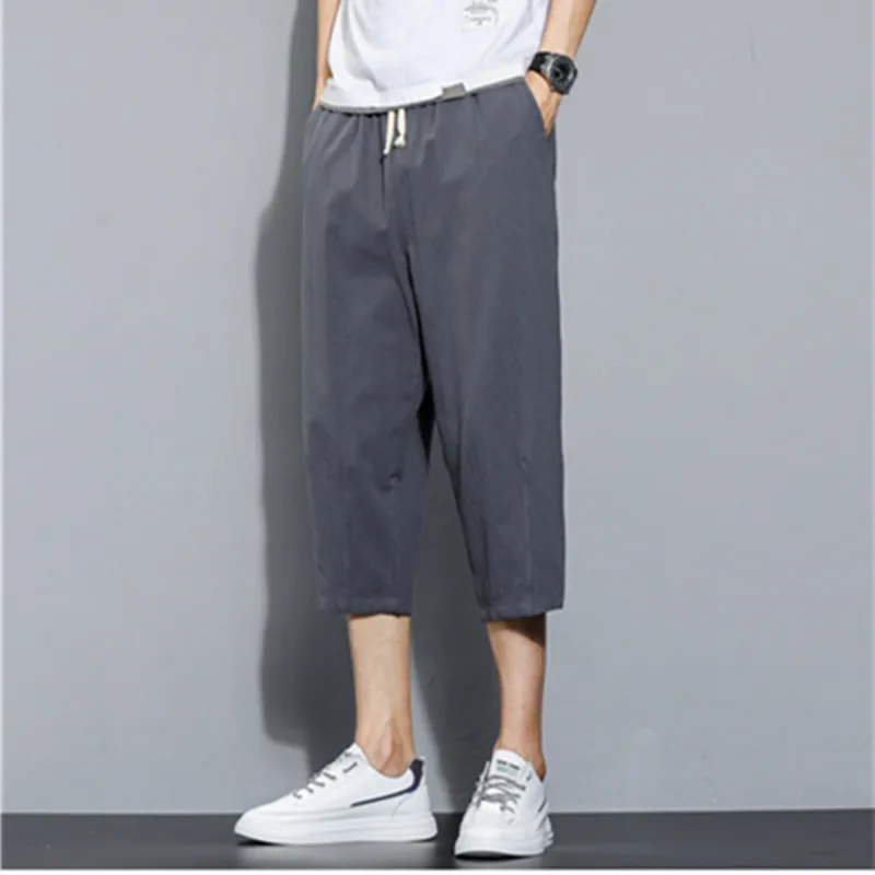 Hzirip 2021 New Summer Hot Men's Pants Casual Black Mid-Waist Loose Trendy Straight Youth Popular Cotton Linen Cropped Pants
Hzirip 2021 New Summer Hot Men's Pants Casual Black Mid-Waist Loose Trendy Straight Youth Popular Cotton Linen Cropped Pants