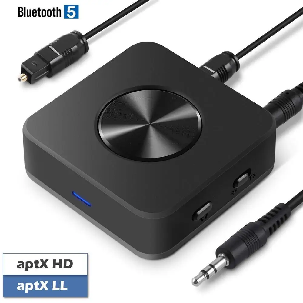 Bluetooth 5 0 CSR8675 Aptx HD низкая задержка оптический SPDIF RCA Aux Стерео 3 мм аудио передатчик