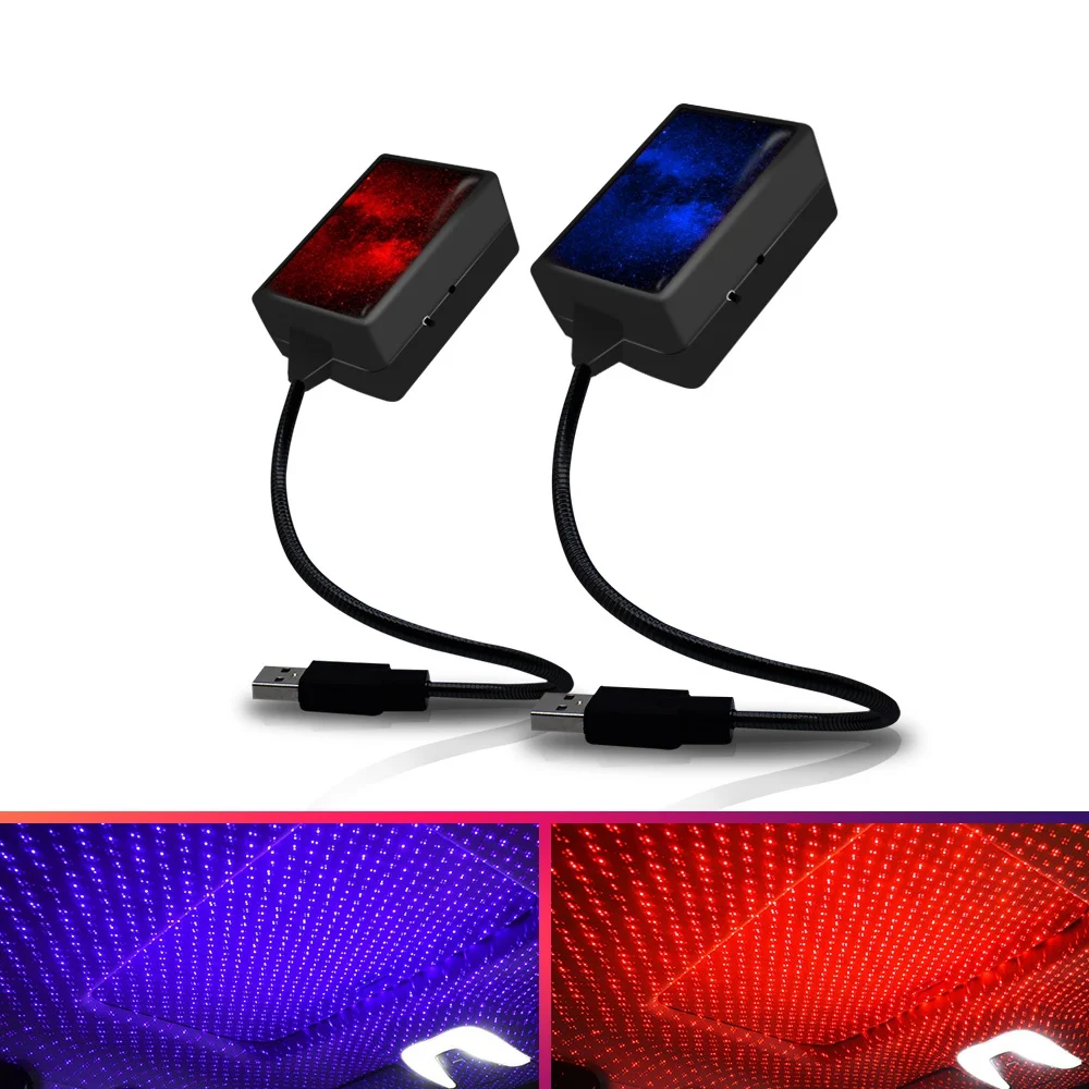 USB car led Decorative Atmosphere Lamp Roof Star Night Light Projector Adjustable Car Styling Automotive Interior Light red blue
USB car led Decorative Atmosphere Lamp Roof Star Night Light Projector Adjustable Car Styling Automotive Interior Light red blue
