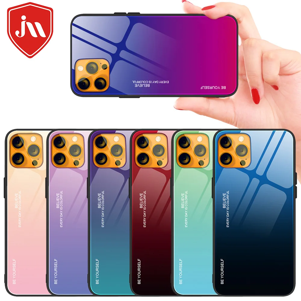 For iPhone 13 Pro Max 13 Mini Shockproof Gradient Hard Tempered Glass Protective Case For iPhone 13 Funda Cover
For iPhone 13 Pro Max 13 Mini Shockproof Gradient Hard Tempered Glass Protective Case For iPhone 13 Funda Cover