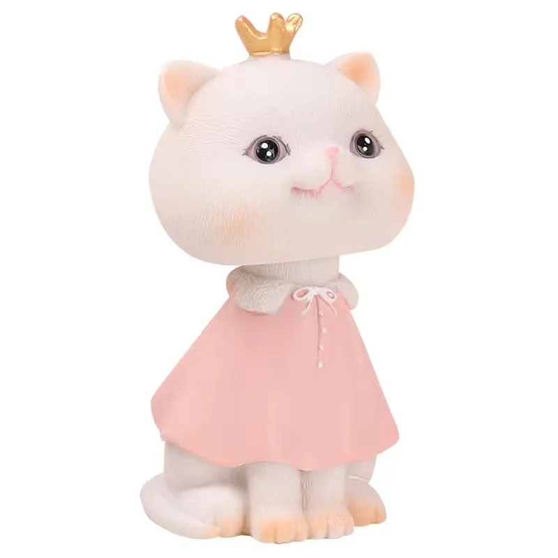 Cartoon Mini Cute Resin Ornaments Shaking His Head Cat Model Figurines Car Statue Crafts Home Decoration Products
Cartoon Mini Cute Resin Ornaments Shaking His Head Cat Model Figurines Car Statue Crafts Home Decoration Products