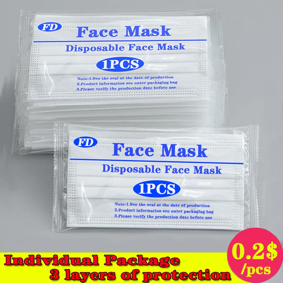Individually Packed Mouth Mask Disposable Face Mask Anti Dust PM2.5 Germ Protection 3 Layer Non-woven Mouth Cover Tapabocas Mask
Individually Packed Mouth Mask Disposable Face Mask Anti Dust PM2.5 Germ Protection 3 Layer Non-woven Mouth Cover Tapabocas Mask