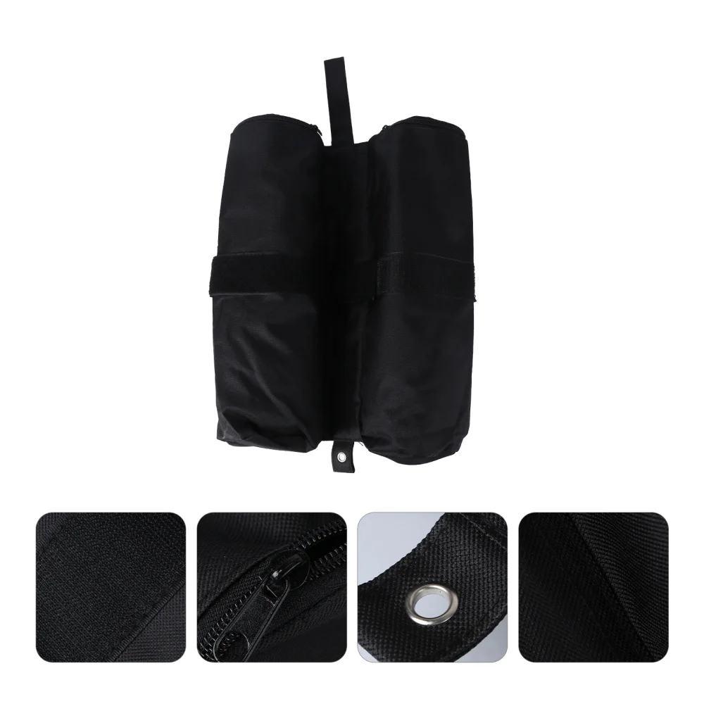 4pcs Pavilion Party Tent Marquee Stand Weights Fixing Sandbags (Black)