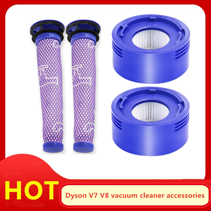Dyson V7 V8 Vacuum Cleaner Front Filter Element Post Filter Element Replacement Kit
Dyson V7 V8 Vacuum Cleaner Front Filter Element Post Filter Element Replacement Kit