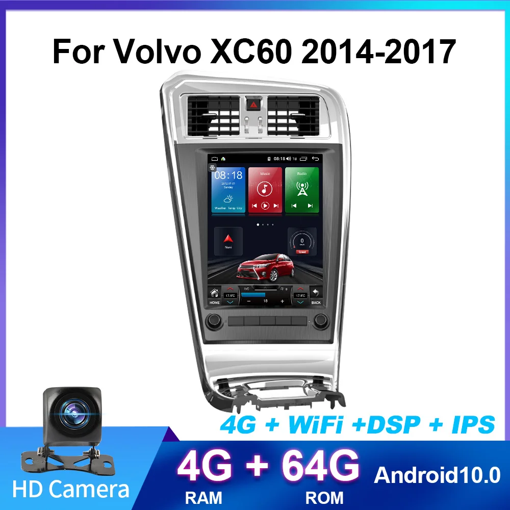 Автомобильный мультимедийный плеер 4 + 64 ГБ, 8 ядер, Android 10 для Volvo XC60, автомобильный стереомагнитофон, навигация, головное устройство Carplay
Автомобильный мультимедийный плеер 4 + 64 ГБ, 8 ядер, Android 10 для Volvo XC60, автомобильный стереомагнитофон, навигация, головное устройство Carplay