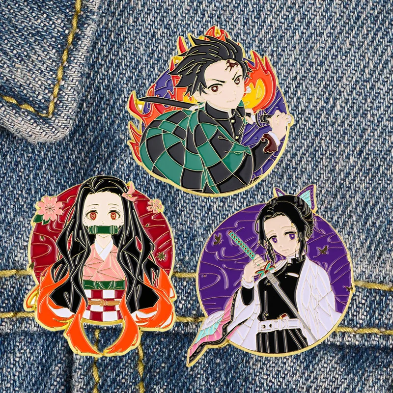 LT950 Japanese Anime Manga Demon Slayer Hard Enamel Pins Badge Brooch Backpack Bag Collar Lapel Pin Gifts for Kids Collection
LT950 Japanese Anime Manga Demon Slayer Hard Enamel Pins Badge Brooch Backpack Bag Collar Lapel Pin Gifts for Kids Collection