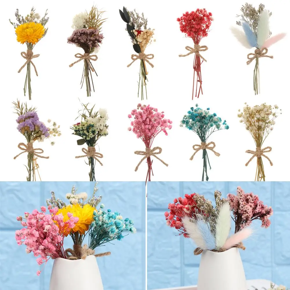 DIY Craft Wedding Decor Natural Material Home Decoration Natural Dried Bouquets Plant Stems Gypsophila Mini Real Flower
DIY Craft Wedding Decor Natural Material Home Decoration Natural Dried Bouquets Plant Stems Gypsophila Mini Real Flower