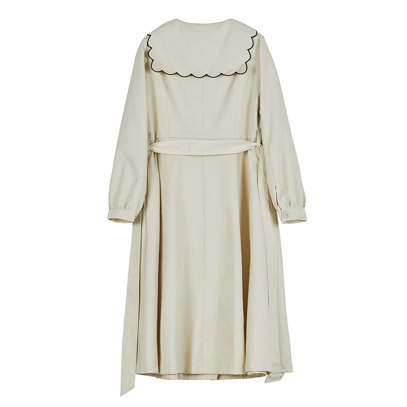 Women's Trench Coat Long Loose Autumn Winter Casual Elegant OL Temperament Leisure Ladies Outwear Female Oversize Warm Trench
Women's Trench Coat Long Loose Autumn Winter Casual Elegant OL Temperament Leisure Ladies Outwear Female Oversize Warm Trench