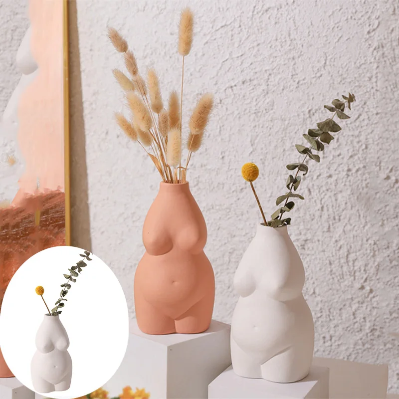 Nordic Body Bust Statue Ceramic Vase Flower Pot Home Decoration Accessories Office Desktop Living Room Interior Ornament Gift
Nordic Body Bust Statue Ceramic Vase Flower Pot Home Decoration Accessories Office Desktop Living Room Interior Ornament Gift