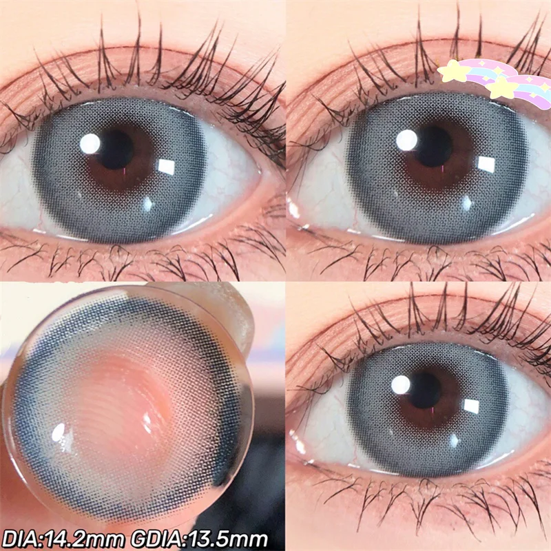 CherryCon Muppet Gray Contact Lenses Annually yearly Colored Soft for Eyes Contact Lens Myopia Prescription degree 2pcs/Pair
CherryCon Muppet Gray Contact Lenses Annually yearly Colored Soft for Eyes Contact Lens Myopia Prescription degree 2pcs/Pair