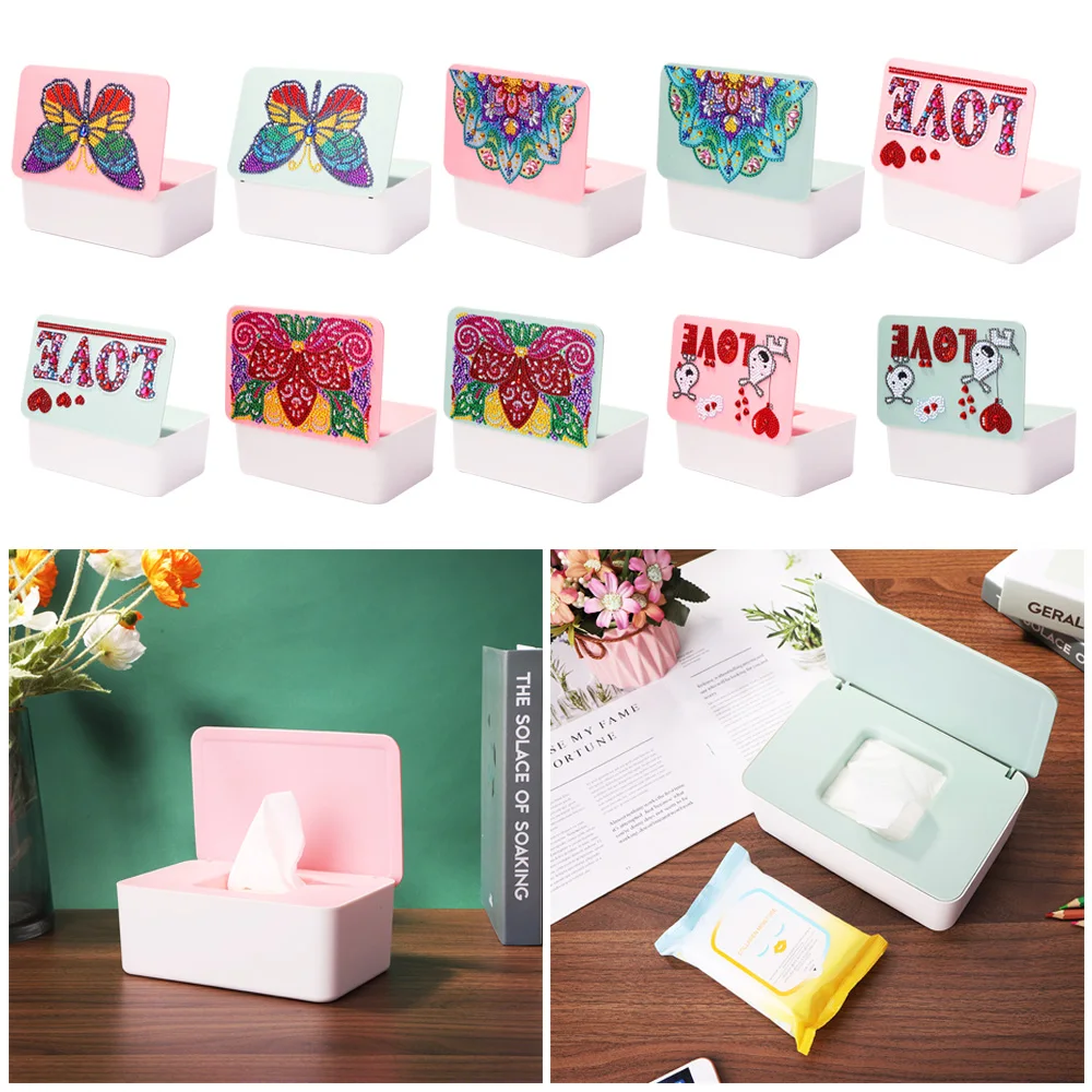 5D DIY Diamond Painting Tissue Box Home Decoration Diamond Painting Paper Case Special Shaped Drill Craft Storage Box Gift
5D DIY Diamond Painting Tissue Box Home Decoration Diamond Painting Paper Case Special Shaped Drill Craft Storage Box Gift