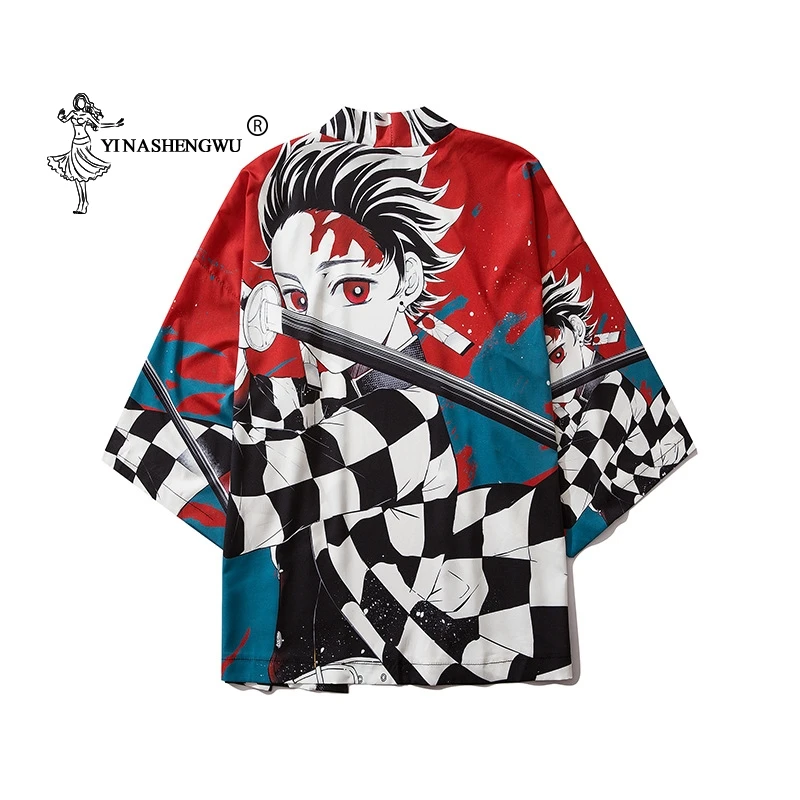 Women Japanese Costume Kimono Coat Harajuku Girl Top Robe Men Haori Cardigan Beach Loose Casual Shirt Yukata Print Japan Cartoon
Women Japanese Costume Kimono Coat Harajuku Girl Top Robe Men Haori Cardigan Beach Loose Casual Shirt Yukata Print Japan Cartoon