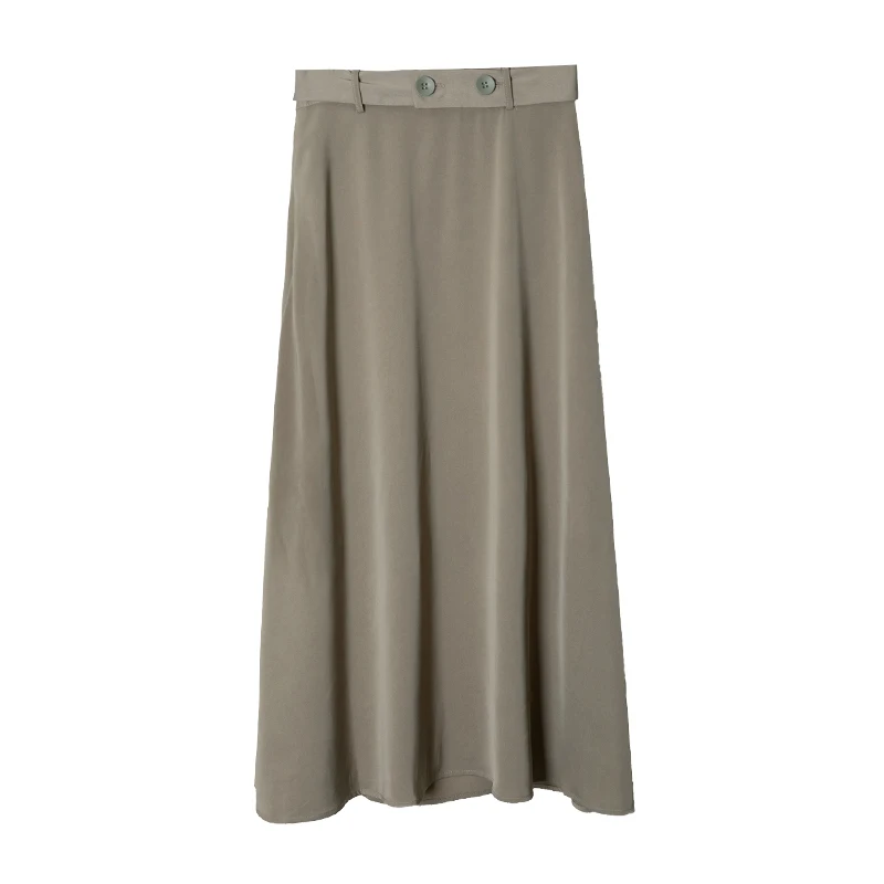 Ailegogo New Summer Office Lady High Waist Black Medium Skirt With Belt Casual Female Solid Color A-line Loose Midi Skirts
Ailegogo New Summer Office Lady High Waist Black Medium Skirt With Belt Casual Female Solid Color A-line Loose Midi Skirts
