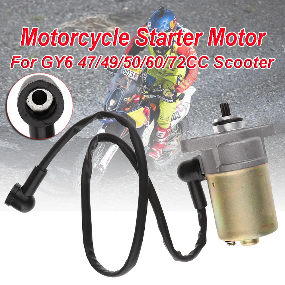 Motorcycle Starter Motor Start Motor For GY6 47/49/50/60/72CC Scooter Moped ATV Quad 139QMB GY6 Go Cart ATV Accessories
Motorcycle Starter Motor Start Motor For GY6 47/49/50/60/72CC Scooter Moped ATV Quad 139QMB GY6 Go Cart ATV Accessories