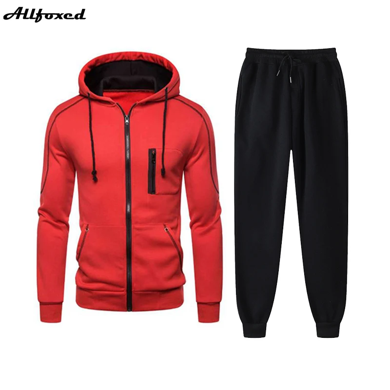 2 Pieces Sets Tracksuit Men Autumn Zipper Hoodie Sweatshirt+pants Solid Sporting Fitness Hooded Outerwear Jacket Joggers Suit 
2 Pieces Sets Tracksuit Men Autumn Zipper Hoodie Sweatshirt+pants Solid Sporting Fitness Hooded Outerwear Jacket Joggers Suit