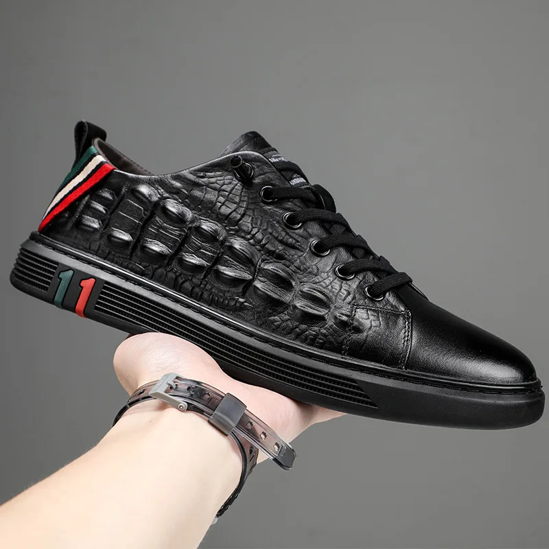 Новинка 2022, трендовая Европейская мужская обувь, кожаные туфли с педалью, мужская повседневная обувь с низким верхом и крокодиловым узором, ...
Новинка 2022, трендовая Европейская мужская обувь, кожаные туфли с педалью, мужская повседневная обувь с низким верхом и крокодиловым узором, ...