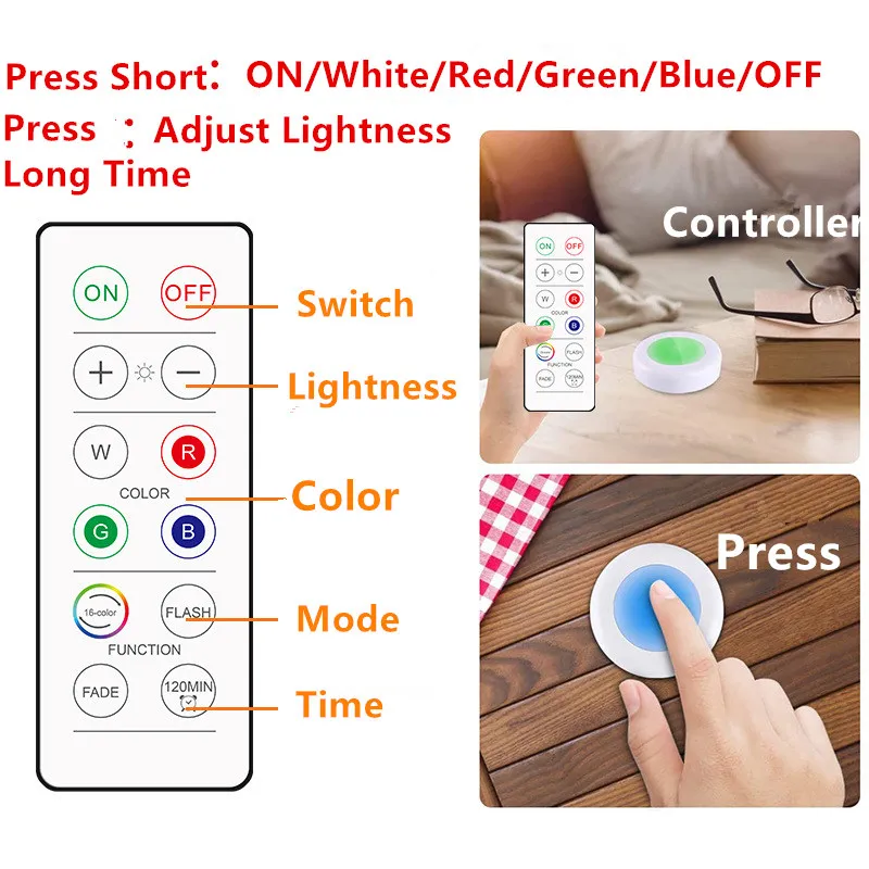 Led Lights Adjustable Wardrobe Cabinet Light Control Remote Colorful Lighting Small Night Lights Bedroom Closet Light Corridor
Led Lights Adjustable Wardrobe Cabinet Light Control Remote Colorful Lighting Small Night Lights Bedroom Closet Light Corridor