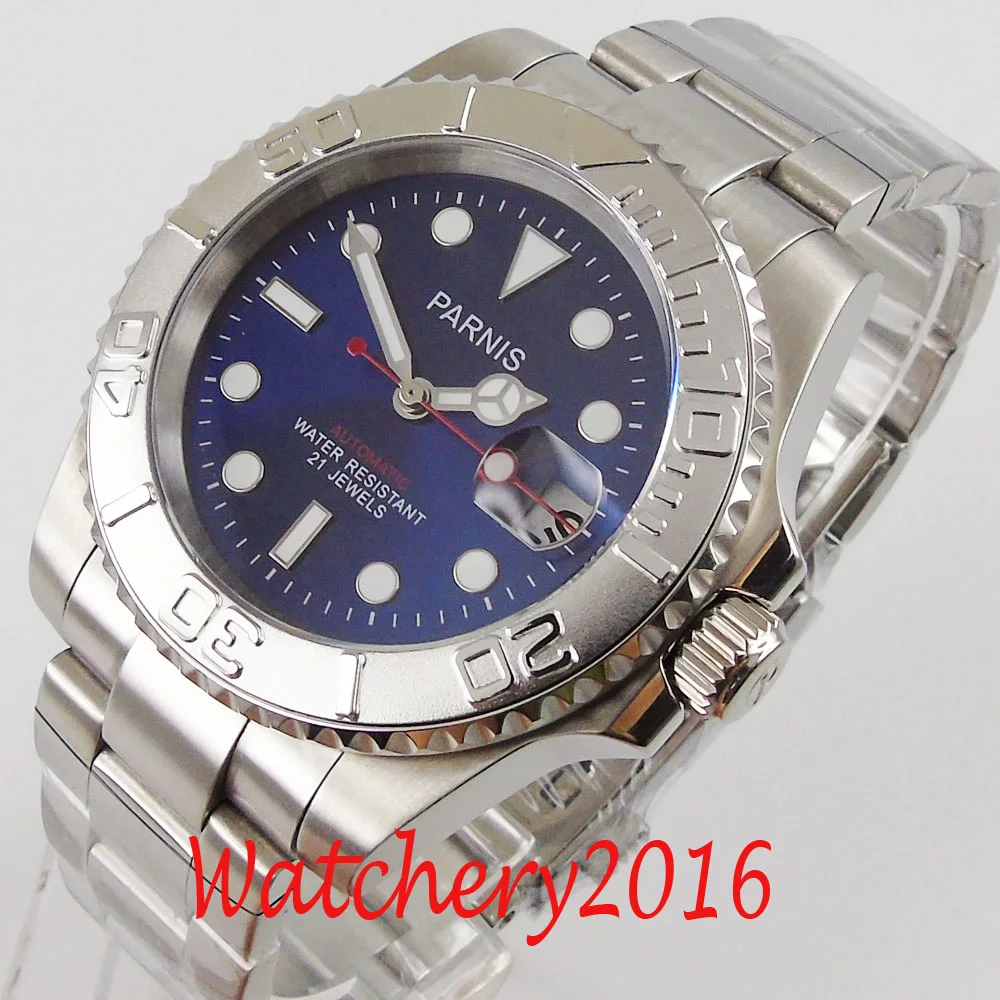 Parnis 40mm Automatic Diver Men Watch Luminous Marks Mechanical Men's Watches Sapphire Crystal Clock relojes hombre
Parnis 40mm Automatic Diver Men Watch Luminous Marks Mechanical Men's Watches Sapphire Crystal Clock relojes hombre
