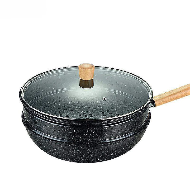 Wok Non-stick Pan No-smoke Pan Gas Cooker Universal Cooking Iron Pot Home Frying Pan Kitchen Pots and Pans Egg Pan Frying Pan
Wok Non-stick Pan No-smoke Pan Gas Cooker Universal Cooking Iron Pot Home Frying Pan Kitchen Pots and Pans Egg Pan Frying Pan