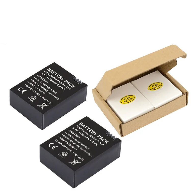AHDBT-302 is suitable for GoPro HD Hero 3 sports camera battery 
AHDBT-302 is suitable for GoPro HD Hero 3 sports camera battery