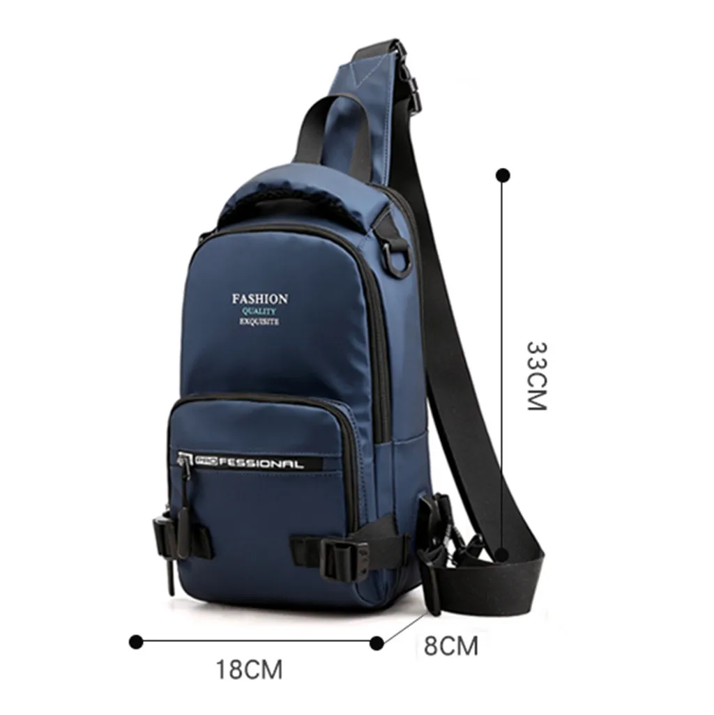 Male Crossbody Bags for fashion Shoulder Bags USB Charging Messenger Sling Bag Chest Bag nylon Single Shoulder Strap Pack#G30
Male Crossbody Bags for fashion Shoulder Bags USB Charging Messenger Sling Bag Chest Bag nylon Single Shoulder Strap Pack#G30