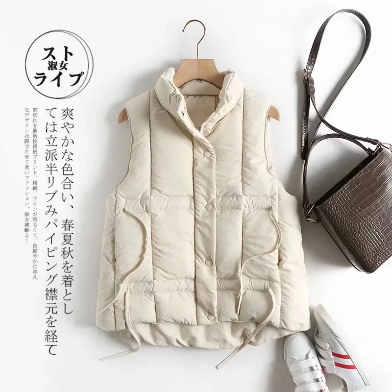 2020 Women Autumn Vest Women Stand Collar Winter Warm Vest Chaleco Mujer Gilet Femme waistcoat vest women chalecos para mujer
2020 Women Autumn Vest Women Stand Collar Winter Warm Vest Chaleco Mujer Gilet Femme waistcoat vest women chalecos para mujer