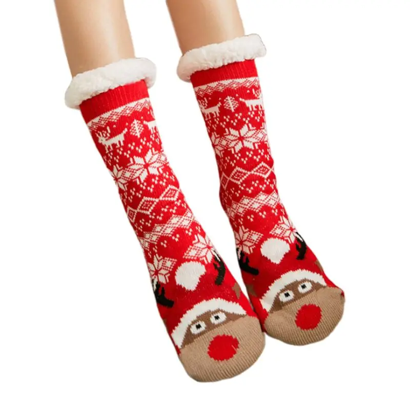 Womens Winter Fluffy Thermal Plush Lined Slipper Socks Christmas Cartoon Hosiery X5XD
Womens Winter Fluffy Thermal Plush Lined Slipper Socks Christmas Cartoon Hosiery X5XD