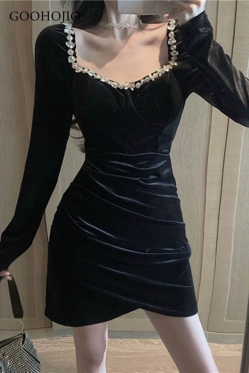 Black Sexy Dress Women Square Collar Dresses Female High Waist Sheath Club Dress Short Spring 2021 Mini Long Sleeve Vestidos
Black Sexy Dress Women Square Collar Dresses Female High Waist Sheath Club Dress Short Spring 2021 Mini Long Sleeve Vestidos