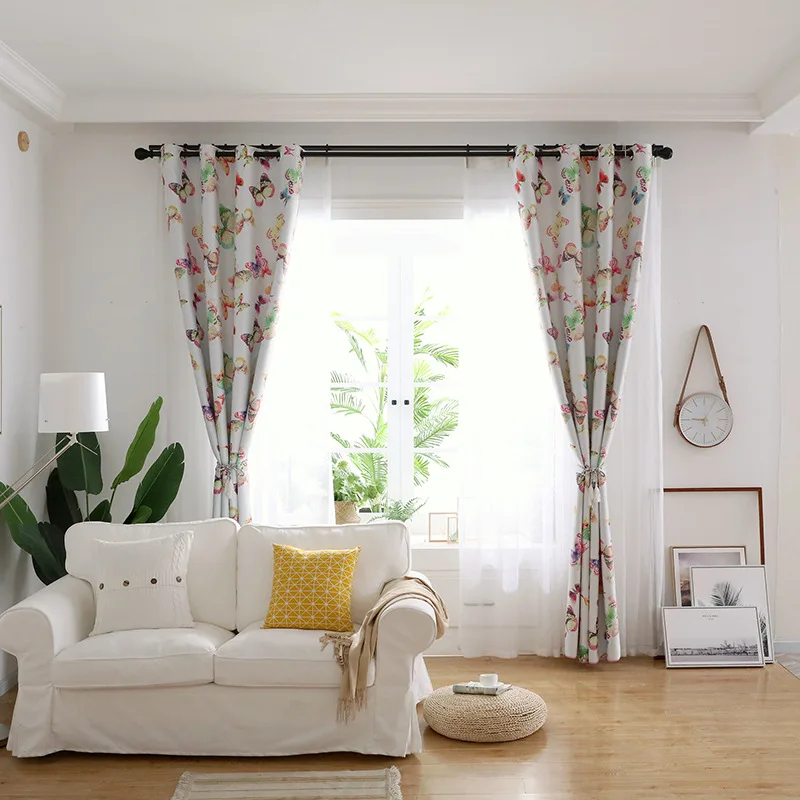 Pink Butterfly Printing Curtains For Window Treatment Cartoon Printed Butterfly Full Shading for Living Dining Room Bedroom.
Pink Butterfly Printing Curtains For Window Treatment Cartoon Printed Butterfly Full Shading for Living Dining Room Bedroom.