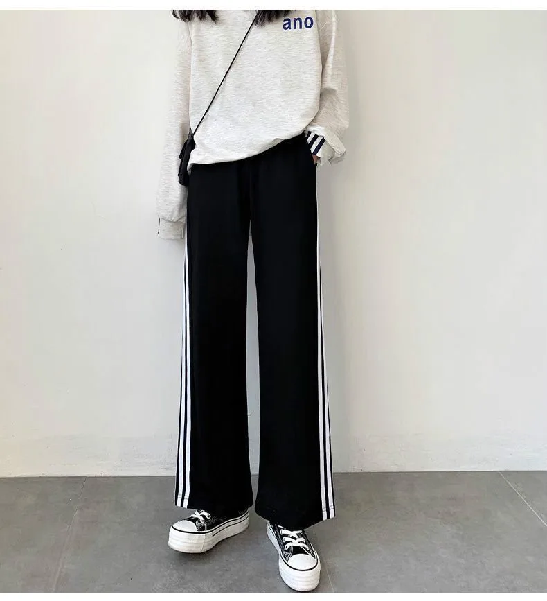 2021 New Spring And Autumn Women's Sports Trousers Solid Color Loose Women's Sports Pants Women's Casual Wide-leg Trousers
2021 New Spring And Autumn Women's Sports Trousers Solid Color Loose Women's Sports Pants Women's Casual Wide-leg Trousers