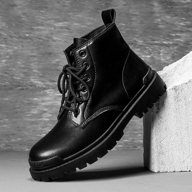 Men's boots Martin boots British style high-top tooling boots casual leather boots couple shoes winter fashion men's boots
Men's boots Martin boots British style high-top tooling boots casual leather boots couple shoes winter fashion men's boots